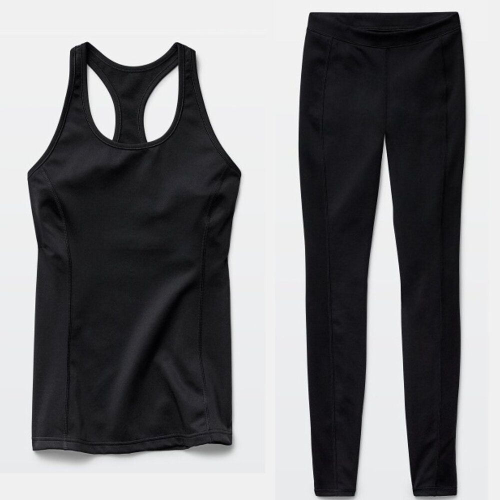 Aritzia Community black active set
